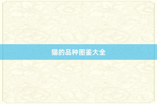 猫的品种图鉴大全